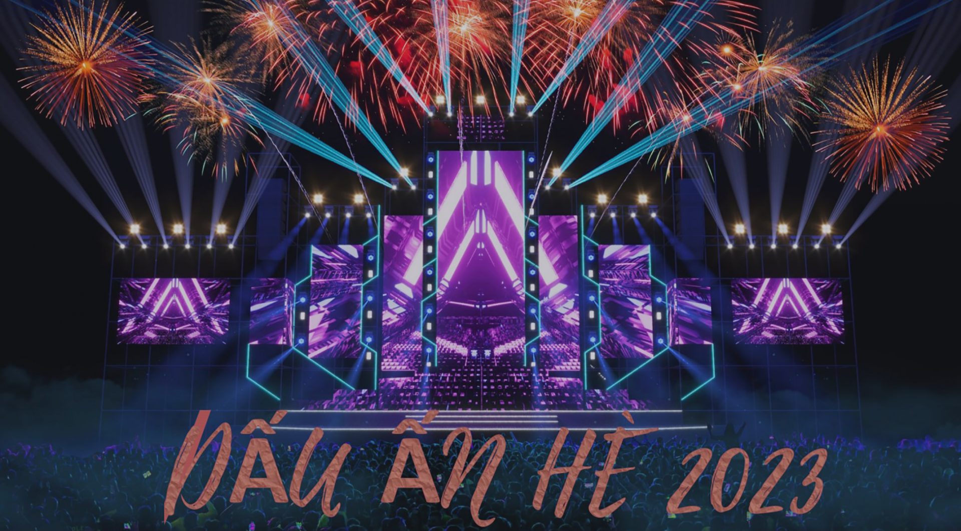 Phối cảnh sân khấu đêm nghệ thuật “The sound of Summer”