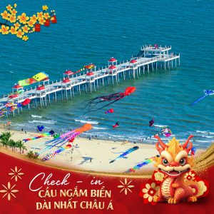 Check-in cau ngam bien Hamptons Pier